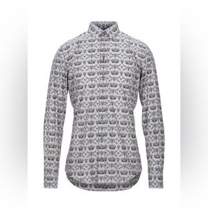 Men's Printed Button-Down Shirt